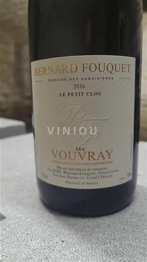 Loiredalen Vouvray Domaine Des Aubuisieres Le Petit Clos 2016