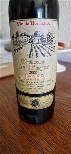Bordeaux Le Mayne 2000