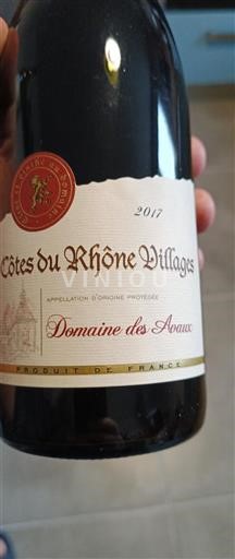 Vale do Ródano Côtes-do-ródano-villages Domaine Des Araux 2017