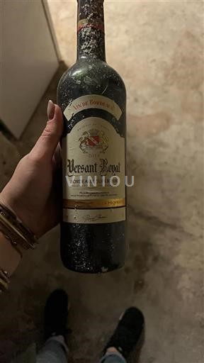 Vin Rouge sec Versant Royal 2019 France Bordeaux Bordeaux supérieur AOC