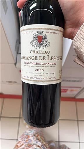 Bordeaux Saint-Émilion Grand Cru Grand Cru Château Lagrange De Lescure 2020