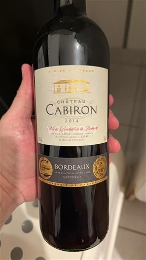 Bordeaux Château Cabiron 2014