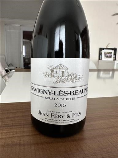 Bourgogne Savigny-lès-beaune Jean Féry & Fils Sous la Cabotte 2015
