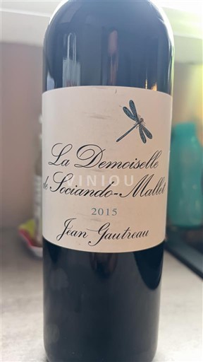 Bordeaux Haut-Médoc Sociandomallet La Demoiselle 2015