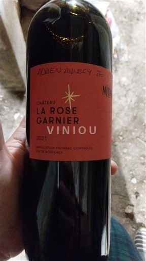 Bordeaux Fronsac Château La Rose Garnier 2021