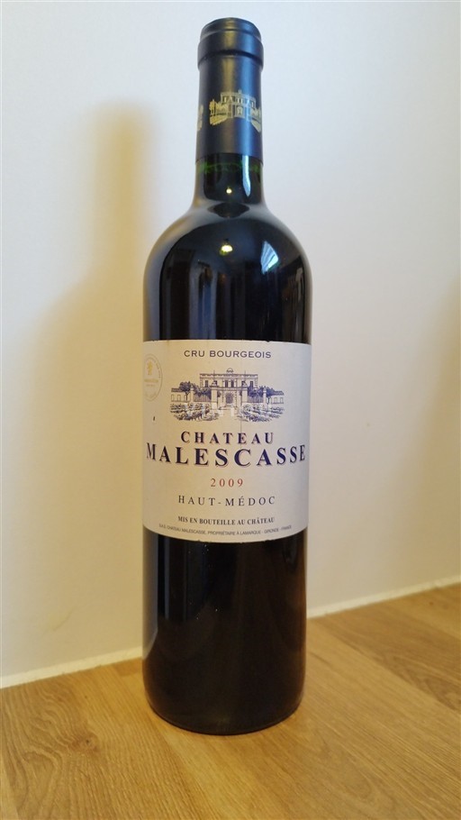 Bordeaux Haut-Médoc Cru Bourgeois Château Malescasse 2009