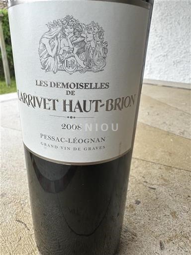 Bordeaux Pessac-Léognan Château Larrivet Haut Brion Les Demoiselles 2008