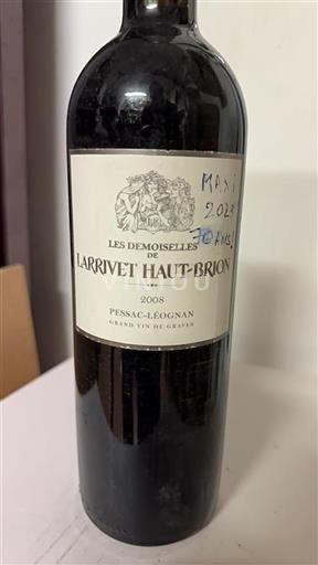 Bordeaux Pessac-Léognan Château Larrivet Haut Brion Les Demoiselles 2008