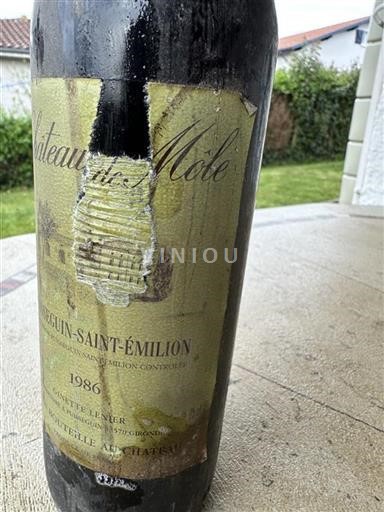 Bordeaux Puisseguin-saint-émilion Grand Cru Château Molé 1986