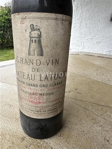 Bordeaux Pauillac Grand Cru Château Latour 1958