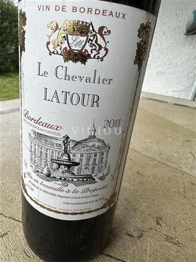 Bordeaux Le Chevalier Latour 2011