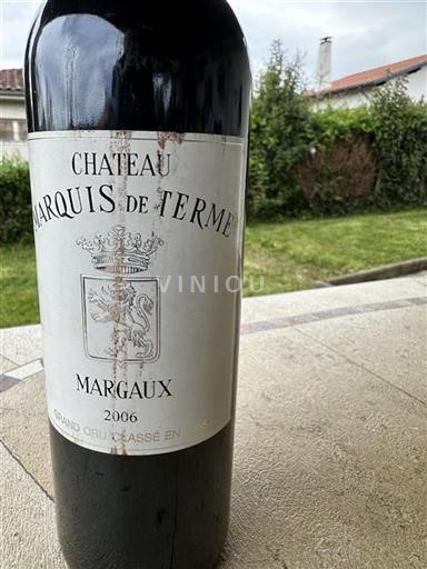 Burdeos Margaux Grand Cru Marquis De Terme 2006