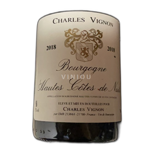 Vin Blanc demi-sec Charles Vienot 2018 France Bourgogne Hautes Côtes de nuits AOC