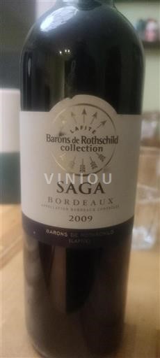 Bordeaux Grand Cru Domaine S Barons De Rothschild Saga 2009