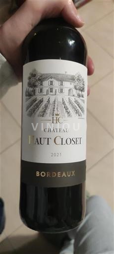 Bordeaux Château Haut Closet 2021