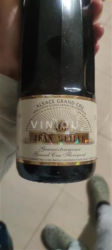 Vin Blanc sec Jean Geiler 2000 France Alsace Alsace Grand Cru AOC Grand Cru