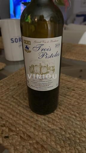 Burdeos Blaye-Côtes de Burdeos Trois Pistoles 2019