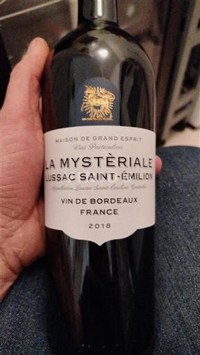Bordeaux Lussac-Saint-Émilion Maison De Grand Espirit La Mystèriale 2018