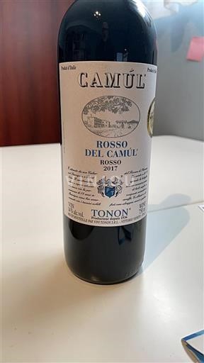 Veneto Ospecificerad Tonon Rosso del Camúl 2017