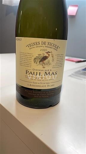Languedoc-Roussillon Pays d'Oc Paul Mas L'Assemblage Blanc 2020