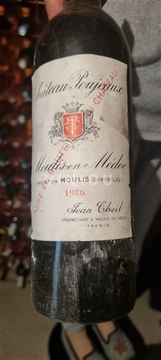 Bordeaux Moulis-en-Médoc Château Poujeaux 1986