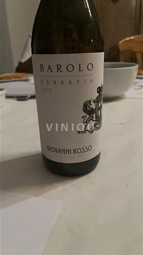 Piëmont Barolo Giovanni Rosso Cerretta 2015