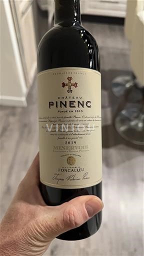 Languedoc Minervois Château Pinenc 2019