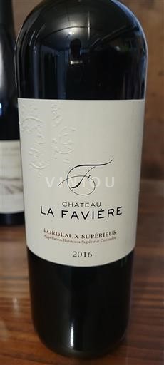 Burdeos Bordeaux superior Château La Favière 2016
