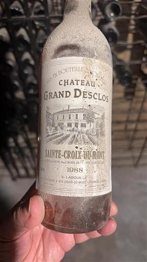 Bordeaux Sainte-Croix-Du-Mont Château Grand Desclos 1988