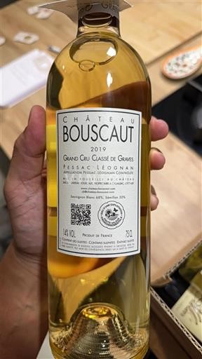Bordeaux Pessac-Léognan Grand Cru Château Bouscaut 2019
