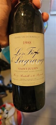 Бордо Сен-Жюльєн La Grange Les Fiefs de Lagrange 1988
