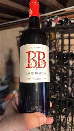 Bordéus Lussac-Saint-Émilion Château Barbe Blanche BB 2020