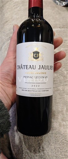 Bordeaux Pessac-Léognan Château Jaulien Eugénie 2022