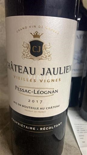 Burdeos Pessac-Léognan Château Jaulien Vieilles Vignes 2017
