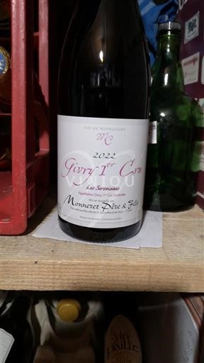 Borgonha Givry Premier Cru Monneret Père & Fils Les Servignies 2022