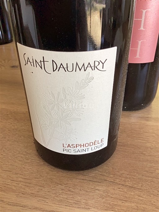 Langvedok Pic-saint-loup Domaine Saint Daumary L'Asphodele 2018