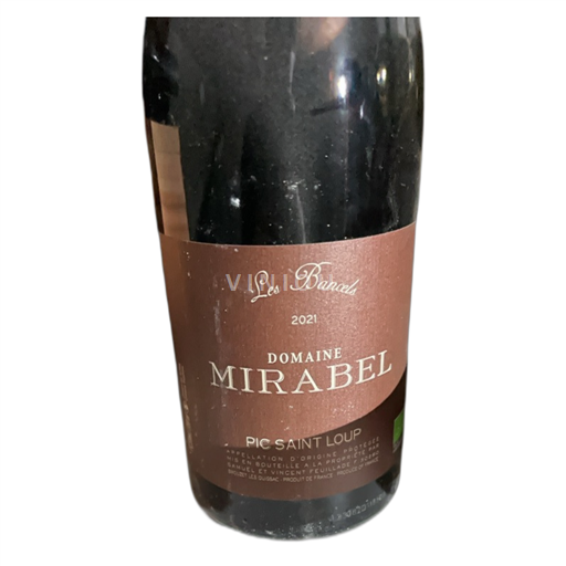 Languedoc Pic-saint-loup Domaine Mirabel Les Bancels 2021