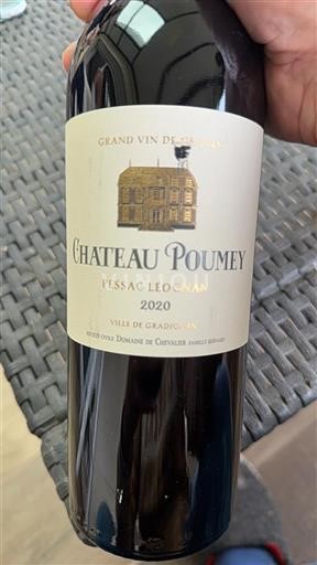 Bordeaux Pessac-Léognan Château Poumey 2020