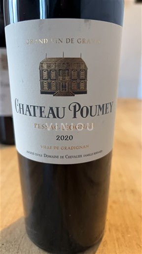 Bordo Pessac-Léonjan Château Poumey 2020