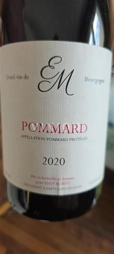 Burgundi Pommard Domaine Eddy Morey 2020