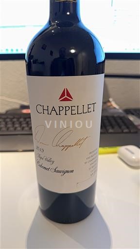 Kalifornische AVA Napa Valley Chappellet 2019