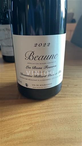 Burgundsko Beaune Grand Cru Domaine Billard Père Et Fils Les Bons Feuvres 2022