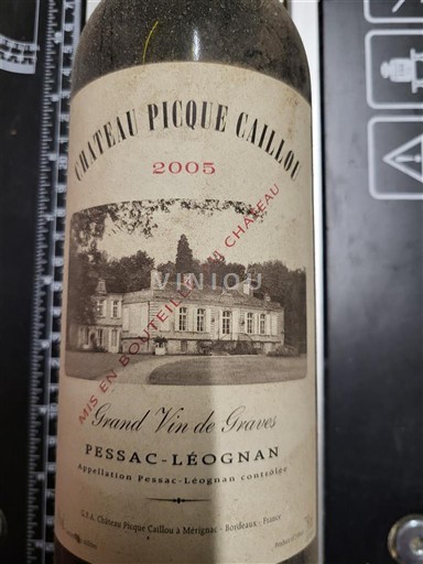 Bordeaux Pessac-Léognan Picque Caillou 2005