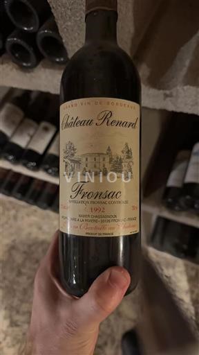 Bordeaux Fronsac Château Renard 1992