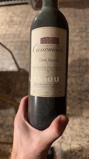 Provence Côtes-de-Provence Domaine La Cressonnière Monestel 1996