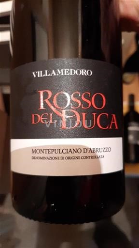 Abruzos Montepulciano d'Abruzzo Villa Medoro Rosso del Duca 2018