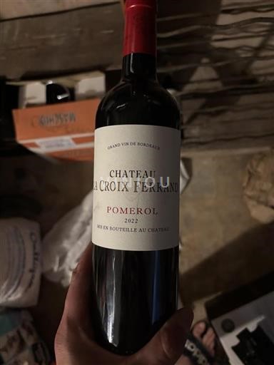 Bordeaux Pomerol Château La Croix Ferrand 2022