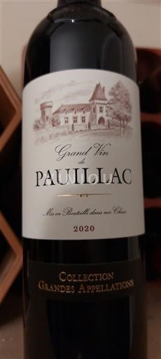 Bordeaux Pauillac Grand Cru Collection Grandes Appellations 2020