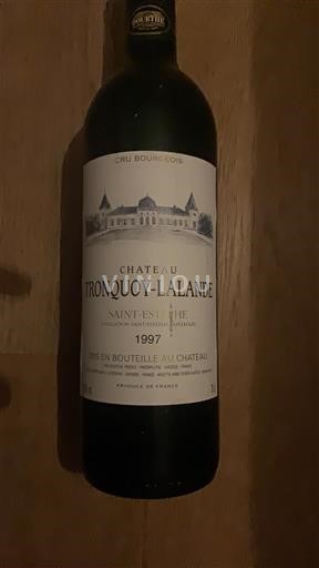 Bordeaux Saint-Estèphe Cru Bourgeois Château Tronquoylalande 1997