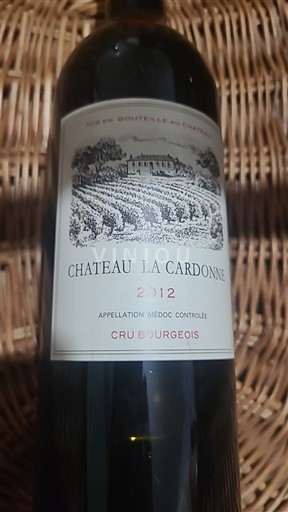 Bordeaux Médoc Cru Bourgeois Château La Cardonne 2012